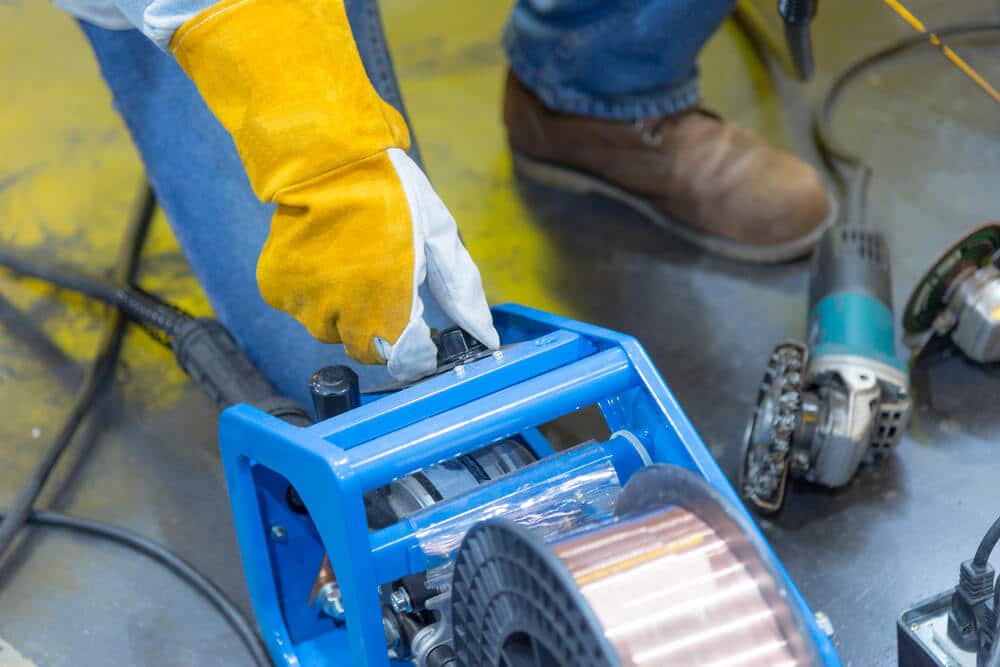 Mobile welding service in New Orleans by Big Easy Iron Works welder on-site