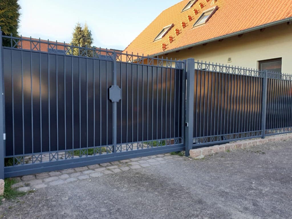 iron work for the main gate